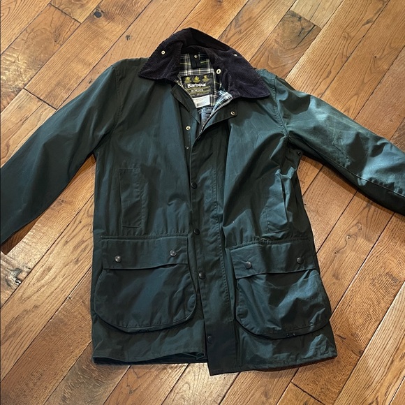 Barbour Other - Barbour Men's oil waxed canvas Dark Green Military Field Jacket Men’s L